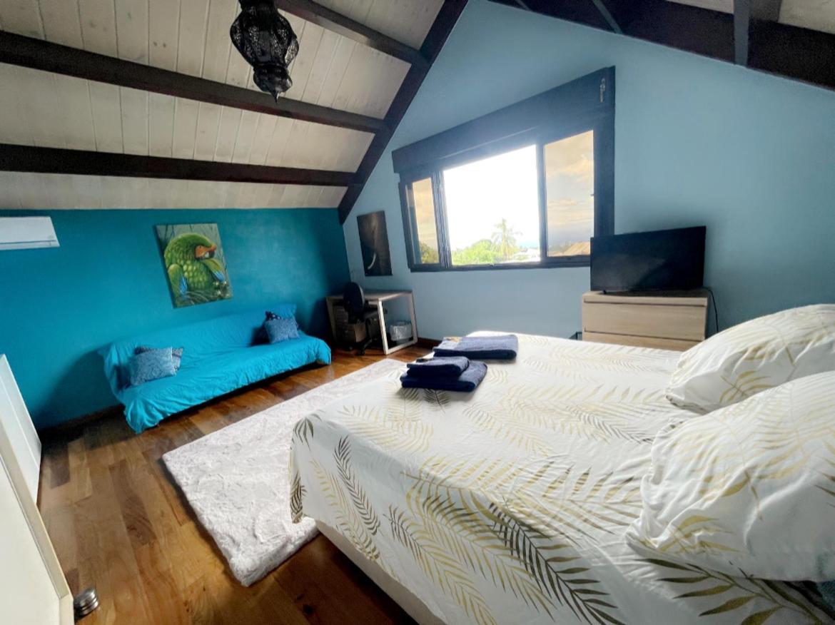 Chambre "Bleu Ocean" Villa Hermes Сен-Пьер Экстерьер фото